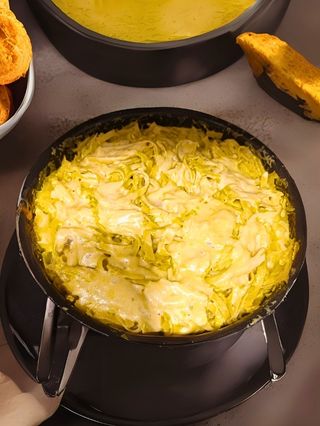 Fetuccini a la poblana