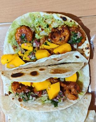 tacos de camarón