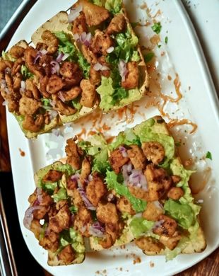 Tostadas de pollo