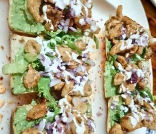 Tostadas de pollo