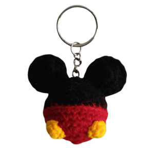 Llavero de Mickey Mouse en crochet