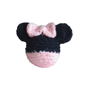 Llavero de Minnie en crochet