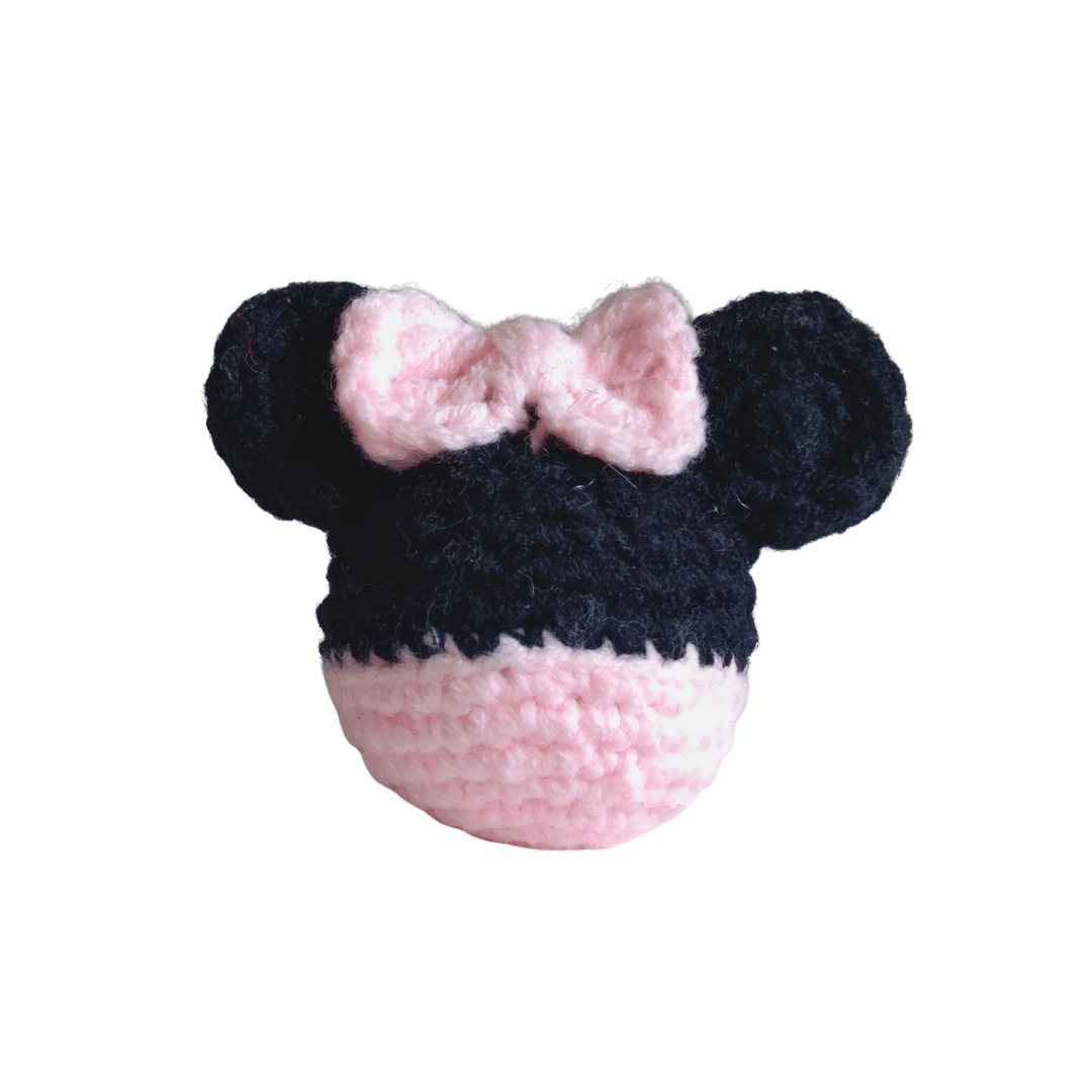 Llavero de Minnie en crochet