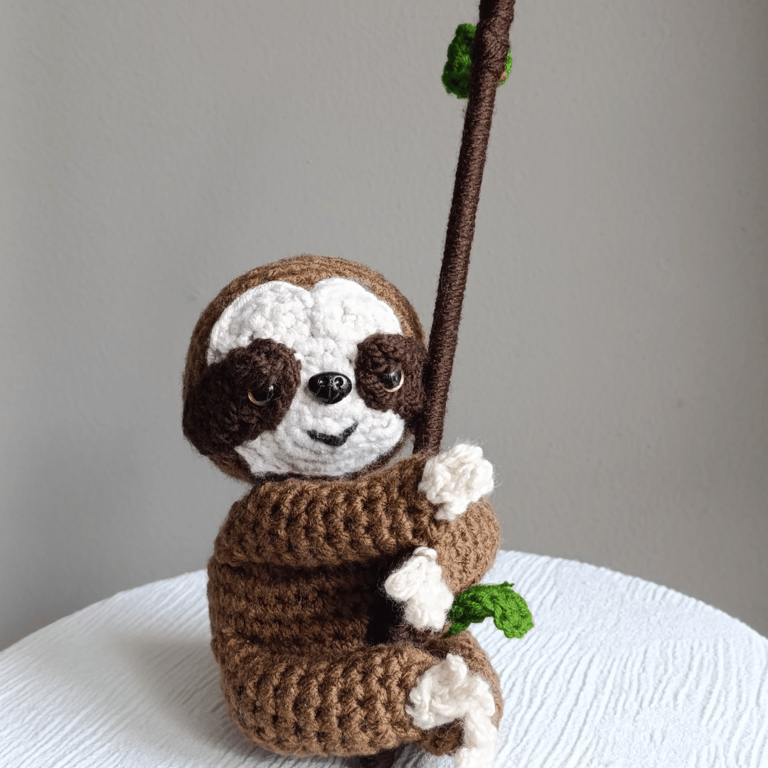 Oso perezoso en crochet