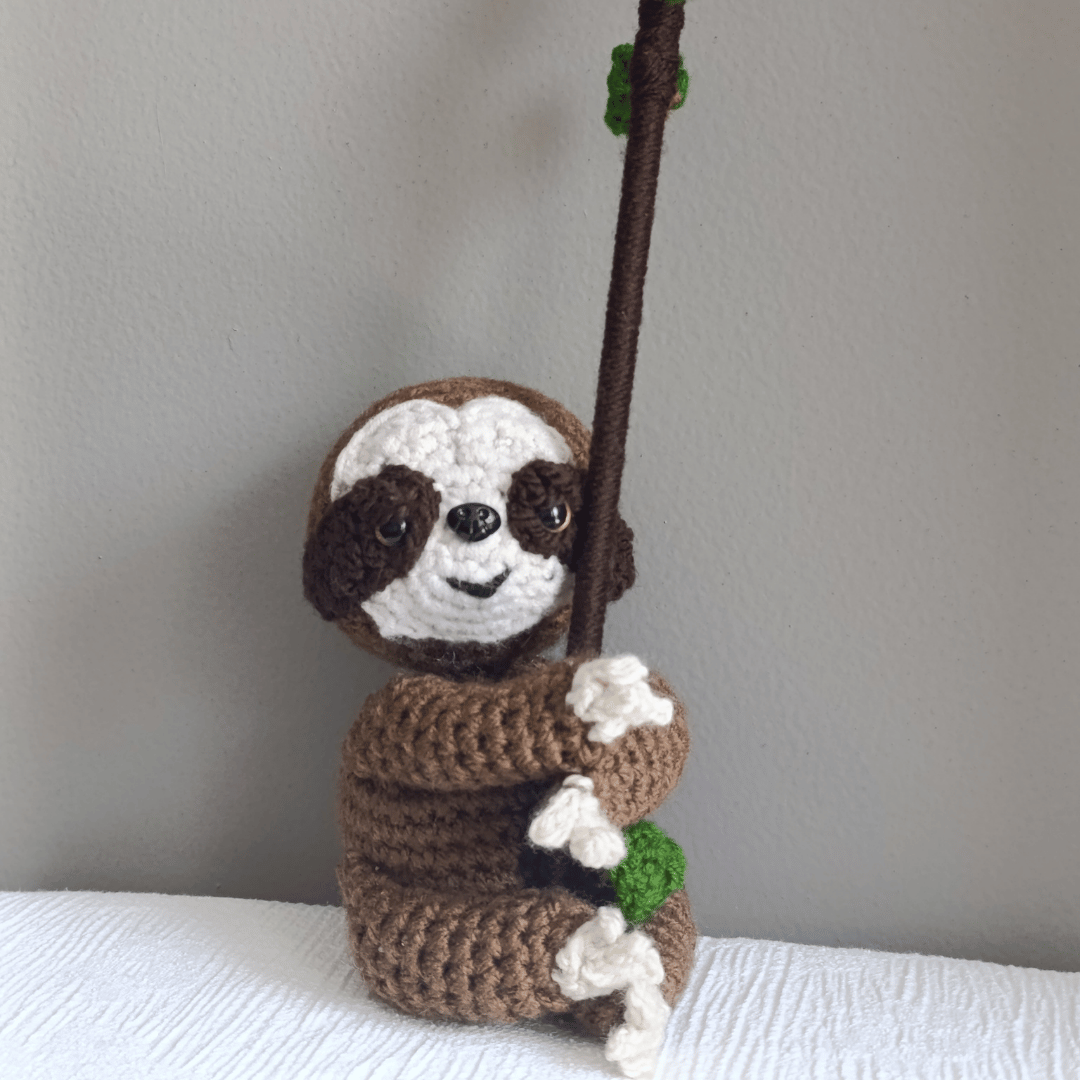 Oso perezoso en crochet