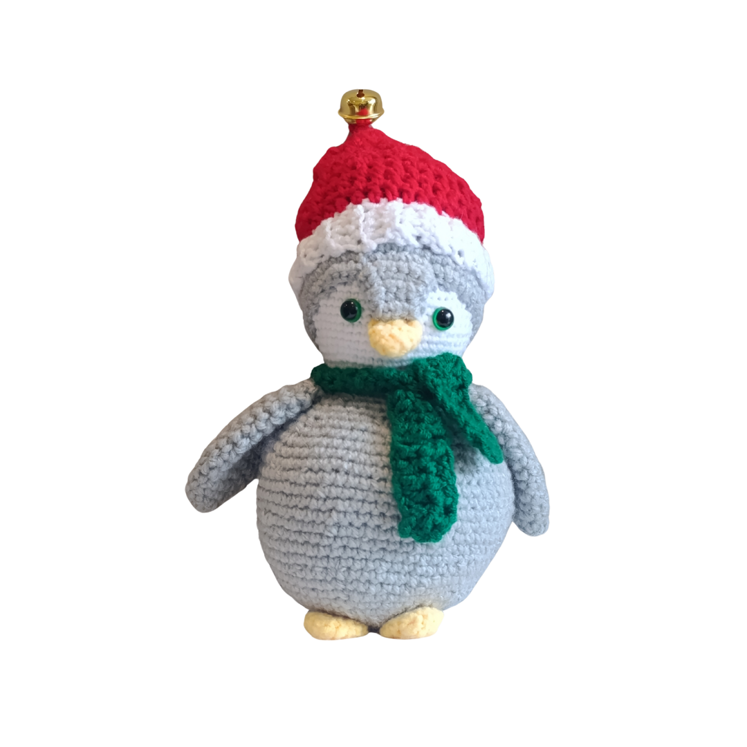 Muñeco nieve en crochet