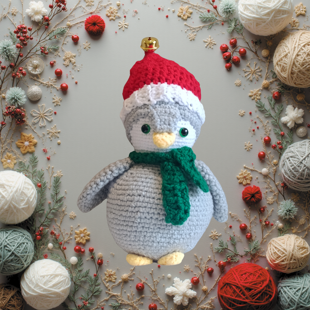 Muñeco nieve en crochet