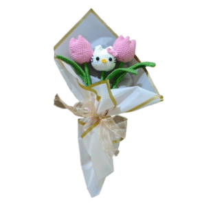 Ramo Tulipanes de Kitty en crochet