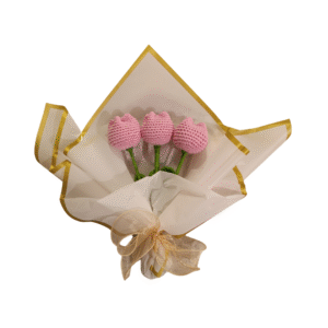 Ramo Tulipanes en crochet