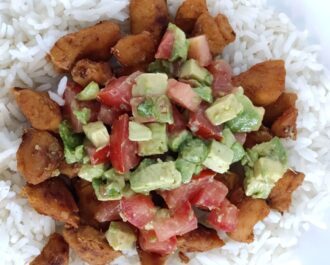 Arroz con pollo BBQ