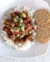 Arroz con pollo BBQ