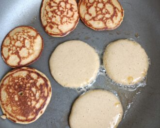 Mini hotcakes de avena