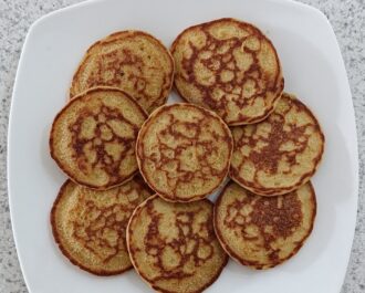 Mini hotcakes de avena