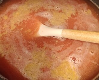 sopa aguada de pasta
